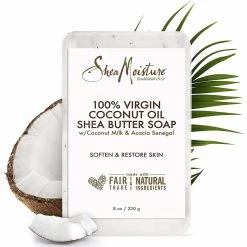 Shea Moisture: 100% Virgin Coconut Oil Shea Butter Soap 8oz