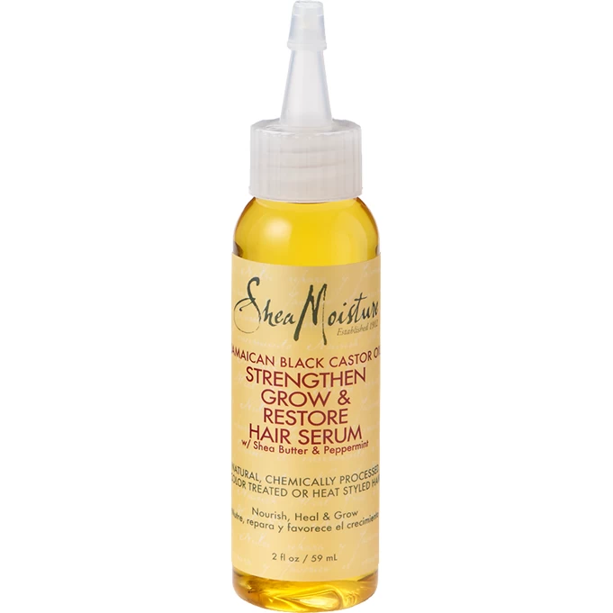 Shea Moisture: Jamaican Black Castor Oil Strengthen, Grow & Restore Hair Serum Shea Moisture: Jamaican Black Castor Oil Strengthen, Grow & Restore Hair Serum -Wig Care Shop shea moisture hair care shea butter rosemary shea moisture jamaican black castor oil strengthen grow restore hair serum 2oz 15334048453