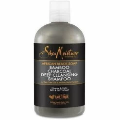 Shea Moisture: African Black Soap Bamboo Charcoal Deep Cleansing Shampoo
