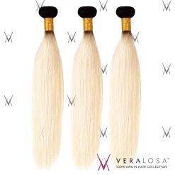 Vera Losa™ 8A Pre-Bleached - Straight #1B/613 - 3 Bundle Deals