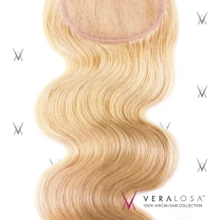 Vera Losa™ Pre-Bleached 4x4 Swiss Lace Closure - Body Wave #613 -Wig Care Shop vera losa virgin human hair 14 613 vera losa pre bleached 4x4 swiss lace closure body wave 613 4484449796182