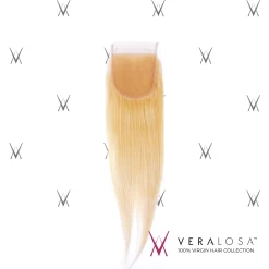 Vera Losa™ Pre-Bleached 4x4 Swiss Lace Closure - Straight #613 -Wig Care Shop vera losa virgin human hair 14 613 vera losa pre bleached 4x4 swiss lace closure straight 613 4484452089942