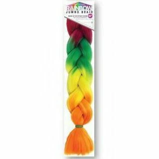 Vivica Fox: Rainbow Jumbo Braid 64" Vivica Fox: Rainbow Jumbo Braid 64" -Wig Care Shop vivica fox braiding hair 4tmgyo vivica fox rainbow jumbo braid 64 12446623072342