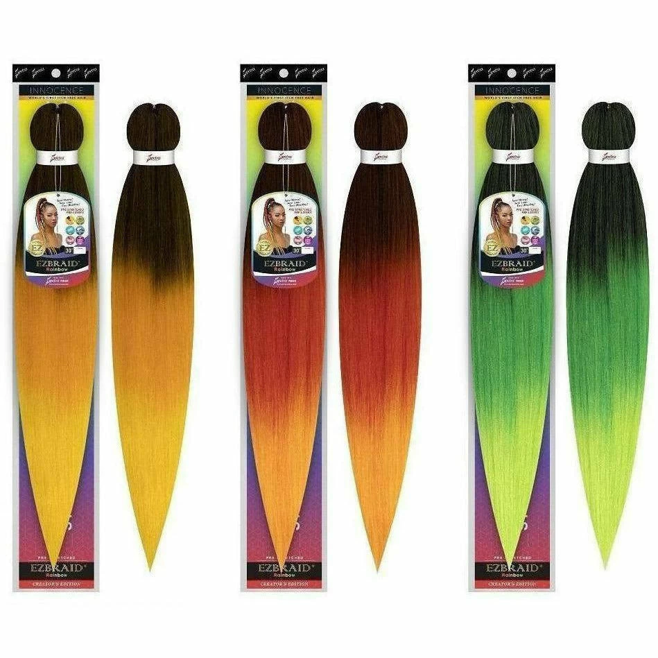 Spetra: Rainbow EZ Braid 30" (Pre-Stretched) Spetra: Rainbow EZ Braid 30" (Pre-Stretched) -Wig Care Shop vivica fox braiding hair spetra rainbow ez braid 30 pre stretched 14968660426838