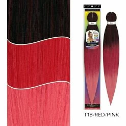 Spetra: Rainbow EZ Braid 30" (Pre-Stretched) 7 Spetra: Rainbow EZ Braid 30" (Pre-Stretched) -Wig Care Shop vivica fox braiding hair t1b red pink spetra rainbow ez braid 30 pre stretched 28796715827286