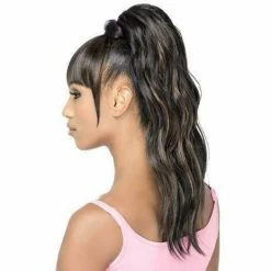 Vivica Fox: Bang N' Pony - Yuna -Wig Care Shop vivica fox hair collection drawstring ponytails vivica s bang n pony bp yuna 13784103190614