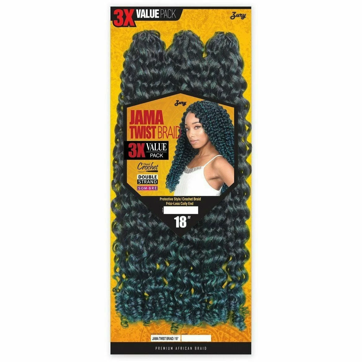 Zury 3X Jama Twist Braid - FINAL SALE Zury 3X Jama Twist Braid - FINAL SALE -Wig Care Shop zury crochet hair zury 3x jama twist braid 13791420416086